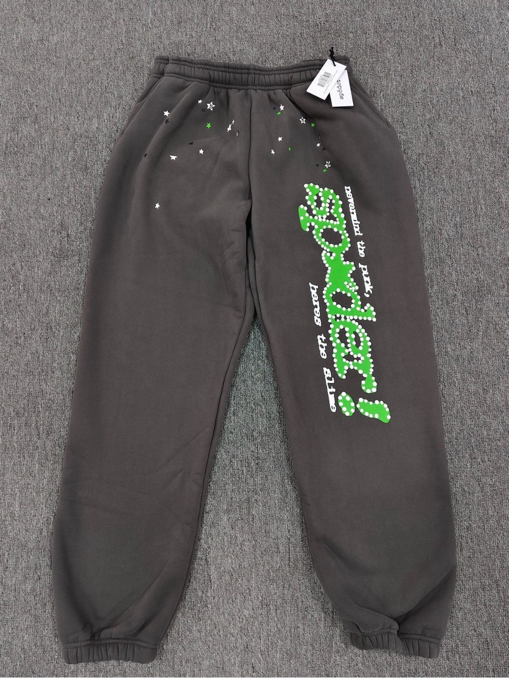 Gray Sp5der Sweatpants Medium
